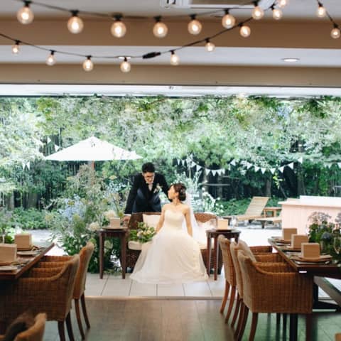 ティアラ ザ ガーデンハウス|岡山の結婚式場|プライベートガーデン付き一軒家貸切邸宅で寛ぎW