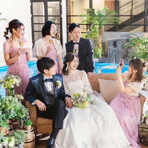 【10名様/40万円~】挙式+会食ファミリーWプラン
