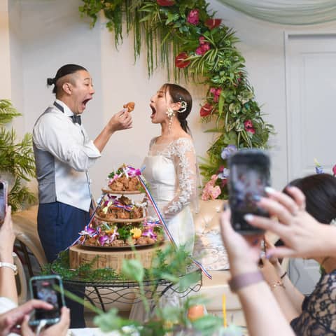 【少人数会費制プラン】ゲスト20名¥327,400-で結婚式が叶う!