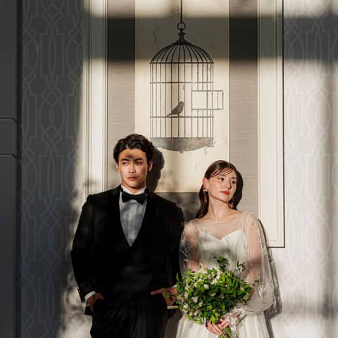 【ドレス&タキシード無料】挙式&アフターパーティ2部制プラン