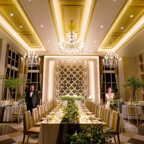 【ドレス&タキシード無料】挙式&アフターパーティ2部制プラン