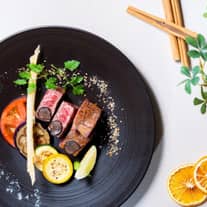 【2万円相当】熊野牛&金目鯛ハーフコース試食*特製スイーツプレート