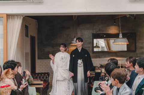 pecorino【2部制】家族と友人、ふたつの時間を大切にする結婚式